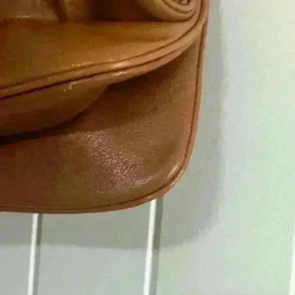 Chic de Paris Leather Shoulder Bag Snake Skin Adjustable Strap Gold 11x8 - Picture 6 of 10